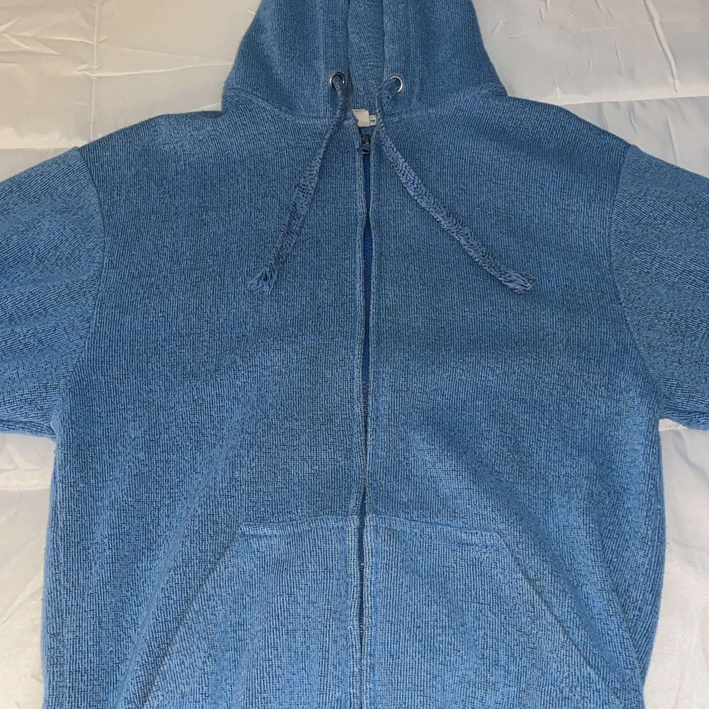 Blue Zip-Up Hoodie